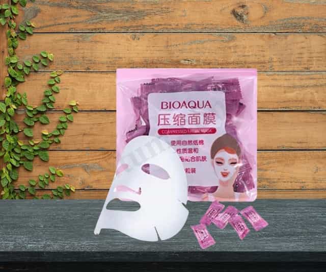 BIOAQUA Compressed Facial Mask - 50pcs