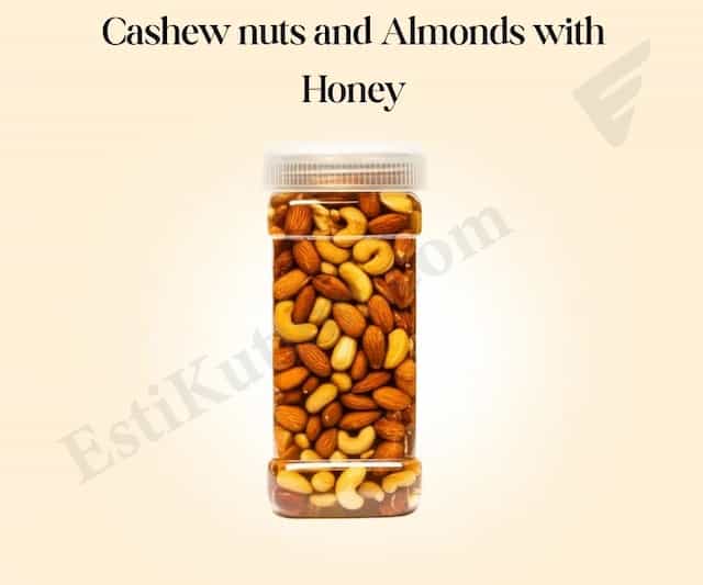 Cashew Nuts and Almonds with Honey