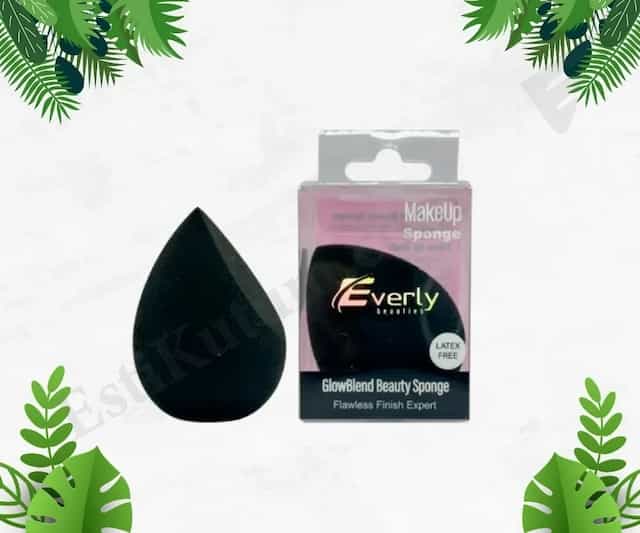 Everly Beauties Glow Blend Beauty Sponge (Black)