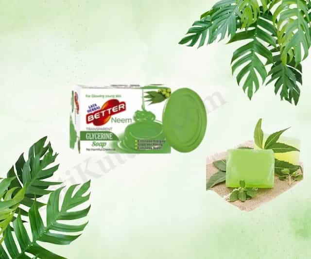 Lata Herbal Better Neem Transparent Glycerin Soap - 125gm