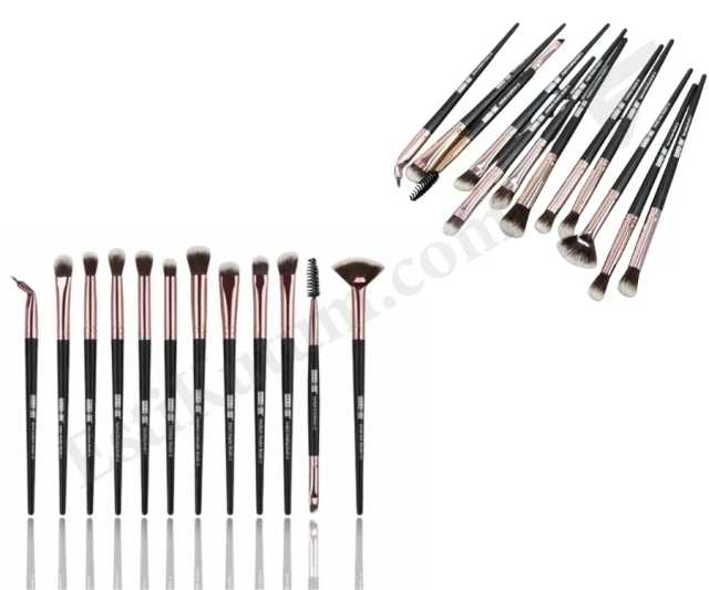 Maange 12pcs Eye Brush Set – Black